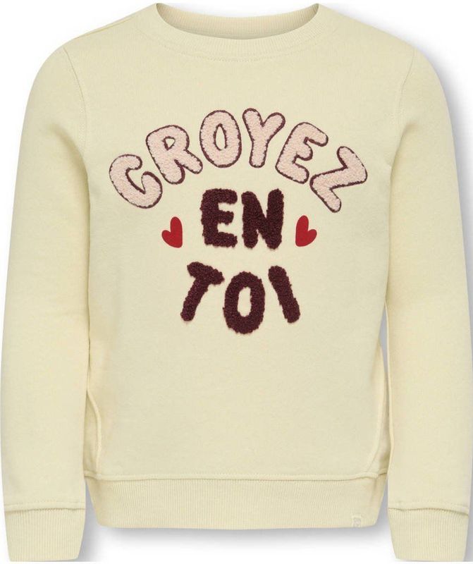 KIDS ONLY MINI - Sweater - Ecru - Lange Mouwen - Ronde Hals