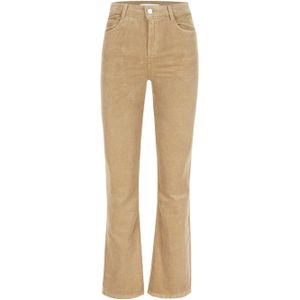 LOLALIZA corduroy flared broek camel