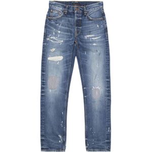 Nudie Jeans regular fit jeans Rad Rufus majorna fleas