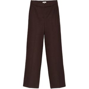 CKS straight high waist broek bruin
