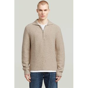 G-star - D26740-D754 - Half Rits Trui - Normale Pasvorm - Lange Mouwen