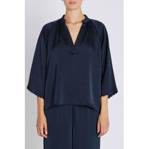 Bruuns Bazaar, Dames, Blouses & Shirts, Blauw, Maat: XS