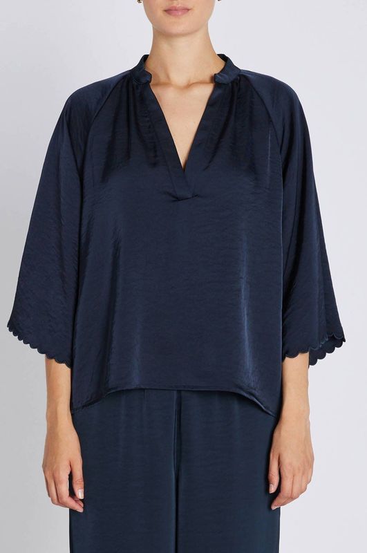 Bruuns Bazaar, Dames, Blouses & Shirts, Blauw, Maat: XS