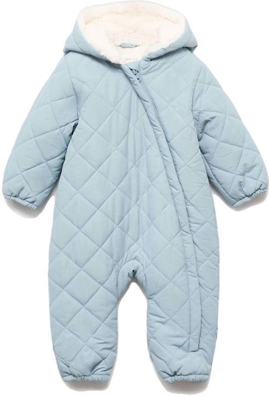 Mango - Kids - Winterjas - Gewatteerd - Met Ritssluiting en Capuchon