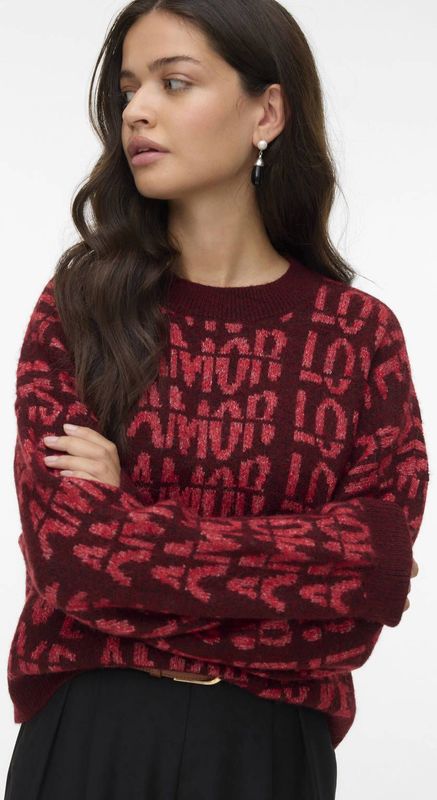 Vmlove - Gebreide Pullover - O-hals - Lange Mouwen - Regular Fit