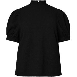 PIECES Curve top zwart