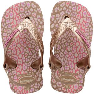 Havaianas teenslippers met hielbandje goud