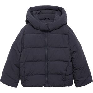 Mango Kids gewatteerde jas marineblauw