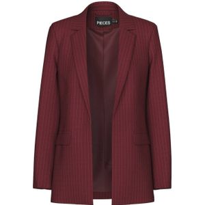 PIECES Curve blazer donkerrood