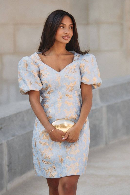 Freebird Icons Jurk Diva Blauw