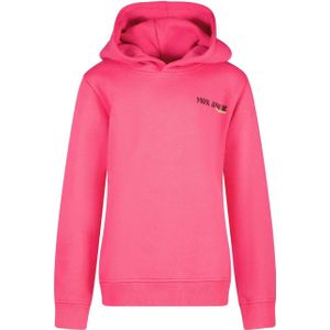 Cars hoodie LORY met backprint zoetroze