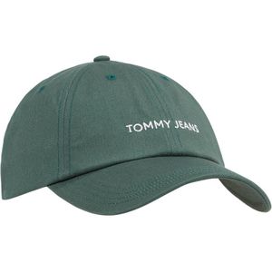 Tommy Jeans pet met logo groen