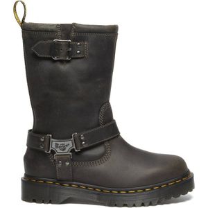 Dr. Martens Anistone Hi leren bikerboots grijs