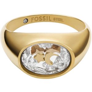 Fossil ring JF04896710 goudkleurig