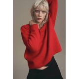 Mango gebreide trui rood