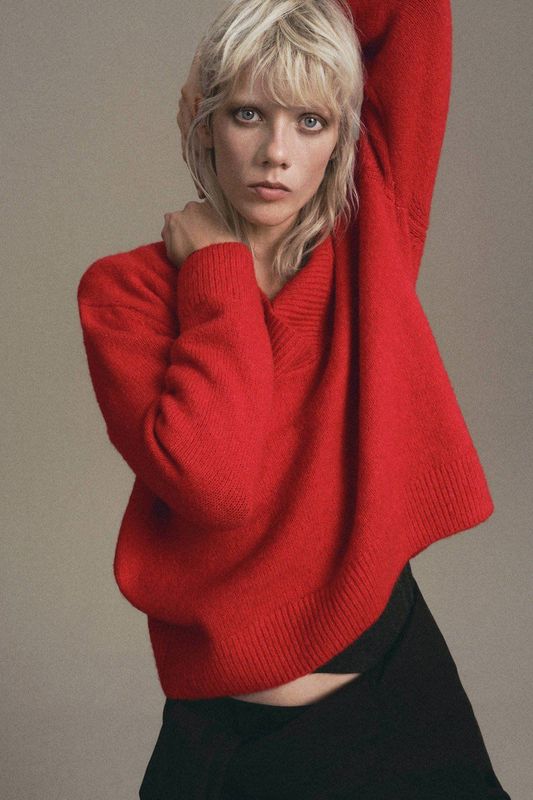 MANGO Trui 'TOMATOE'  rood