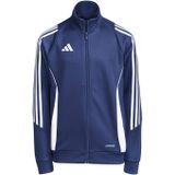 adidas Performance voetbal trainingsjack TIRO 24 donkerblauw/wit