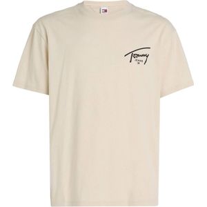 Tommy Jeans regular fit T-shirt met backprint newsprint