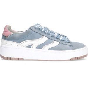 Sacha suède sneakers lichtblauw