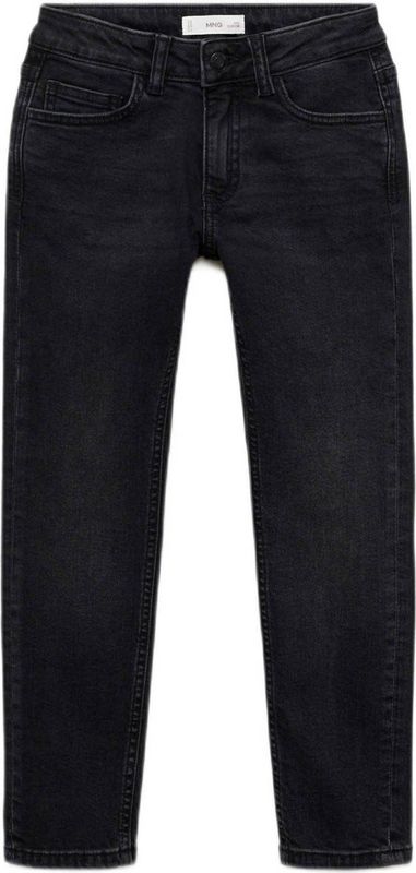 Mango - Kids - Jeans - Zwart - Slim Fit