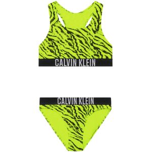 Calvin Klein crop bikini geel/zwart