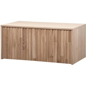 WOOOD - Gravure Kistbank - Eiken - Blanke Lak - FSC Gecertificeerd