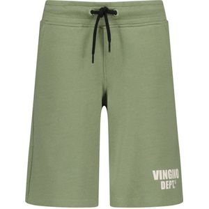 Vingino sweatshort Ramto met logo olijfgroen