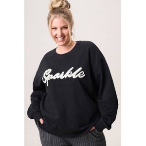 Miss Etam Plus sweater zwart