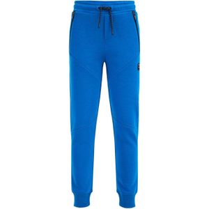 WE Fashion slim fit joggingbroek kobaltblauw