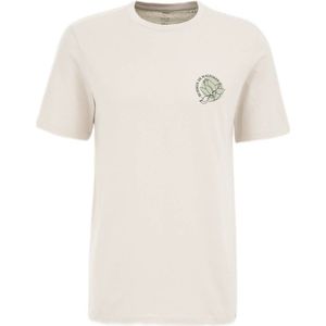 WE Fashion slim fit T-shirt met printopdruk moonbeam