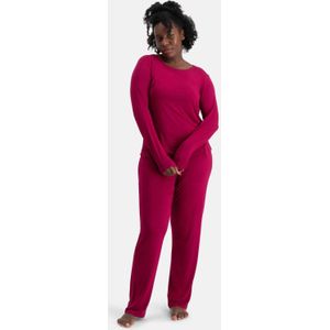 Bamboo Basics pyjama Nina donkerrood