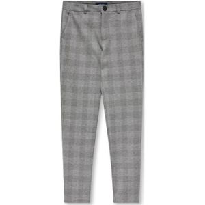 KIDS ONLY BOY geruite broek KOBPETE grijs