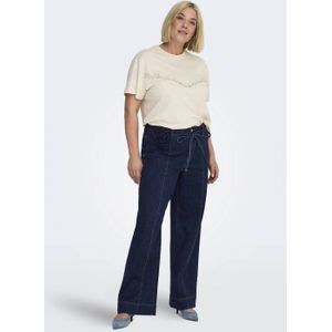 ONLY CARMAKOMA wide leg jeans dark blue denim