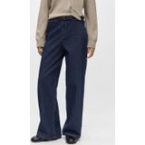 Object - Objsava Flo Hw Jeans - Donkerblauwe Denim - Dames
