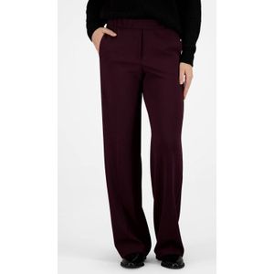 Gardeur - FRANCA800 - Wide Leg Broek - Donkerrood - Regular Waist