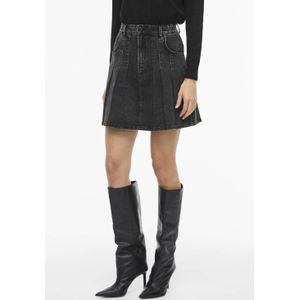 VILA denim spijkerrok grey denim