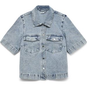 VERO MODA denim blouse medium blue denim