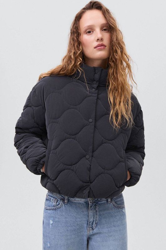 MANGO TEEN - Gewatteerde Jas - Donkerblauw - Wintermodel