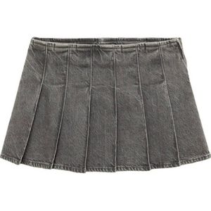 Mango mini rok grey denim