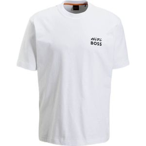 BOSS oversized T-shirt TE_RECORDS met backprint