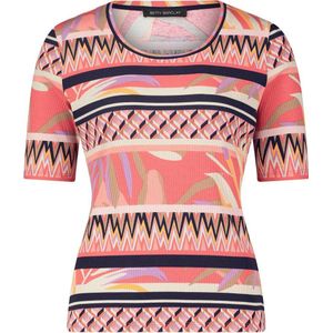 Betty Barclay top met all over print rood/beige