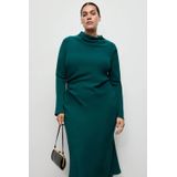 Mango midi jurk groen