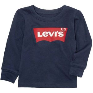 Levi's Kids baby longsleeve Batwing met logo donkerblauw