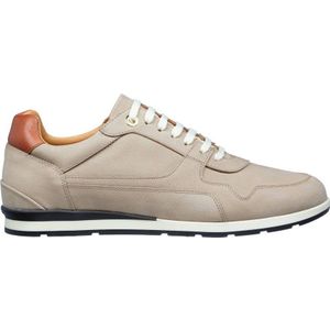 Van Lier Davinci leren sneakers licht taupe