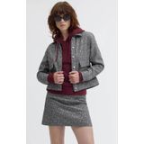 JJXX jasje met glitter grijs