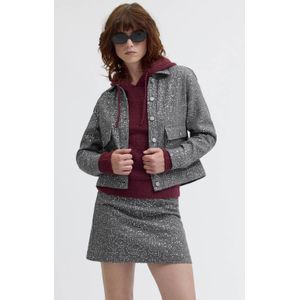 JJXX jasje met glitter grijs