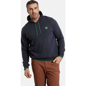 Charles Colby +FIT Collectie hoodie EARL HICKEN Plus Size donkerblauw