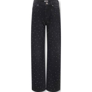 KIDS ONLY GIRL wide leg wide leg jeans black denim