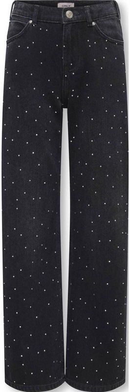 KIDS ONLY GIRL wide leg wide leg jeans black denim