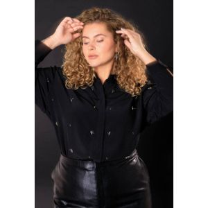 YEST - CURVE Heike - Blousetop - Zwart